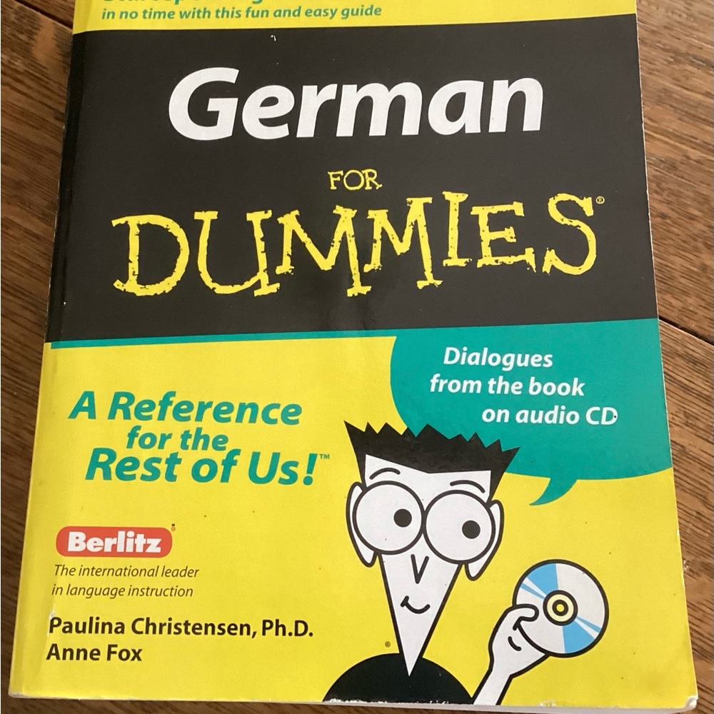 German for Dummies Book
